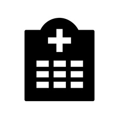 Hospital icon template PNG