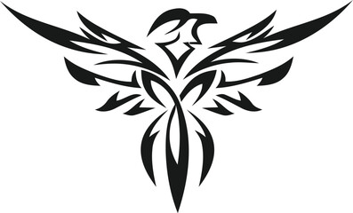 phoenix bird logo design