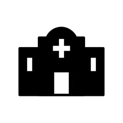 Hospital icon template PNG