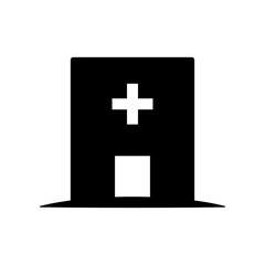 Obraz premium Hospital icon template PNG