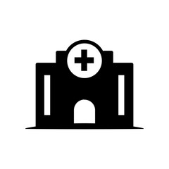 Hospital icon template PNG