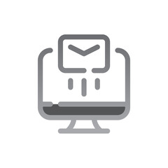 email two tone gradient icon