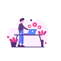 people in the office