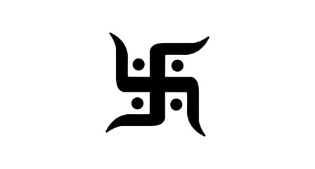 Hindu religion symbol swastik png - obrazy, fototapety, plakaty