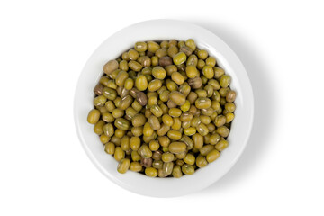 Asian colorful spices in white ceramic plate