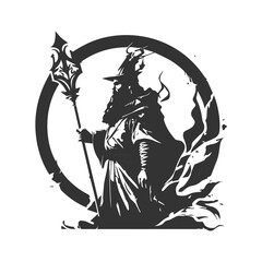 King Wizard Vector Art