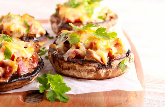 Stuffed Portobello Mushroom Cups