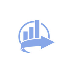 Business Finance professional logo template vector icon