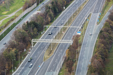 Multilane highway in Austria with less traffic