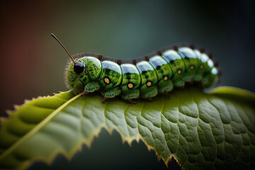 caterpillar, insect, nature, butterfly, macro, larva, green, leaf, animal, bug, yellow, worm, black, wildlife, isolated, close-up, pest, plant, summer, swallowtail, closeup, insects, cinnabar moth, le