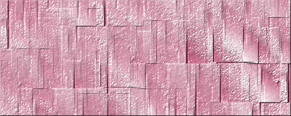 pink background with relief motif design and 3d effect