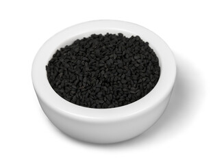 Asian colorful spices in white ceramic plate