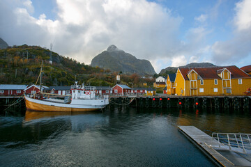 Fototapeta premium Lofoten Islands, Norway. Travel, tourism