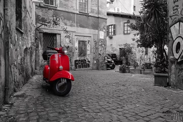 Foto op Canvas Ballad in the old streets of Rome, Italy © Raphaël