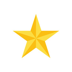 Obraz premium star icon vector design template in white background
