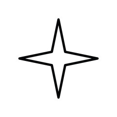 star icon vector design template in white background