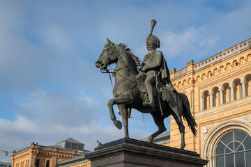 King Ernst August Statue by Albert Wolff, 1861 - Hanover, Lower Saxony, Germany