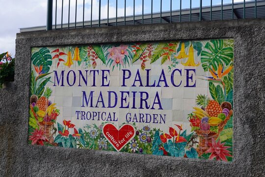 Tropischer Garten Monte Palace (Monte Palace Madeira Tropical Garden), Funchal, 04.02.2023