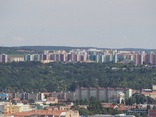 Aerial view of Brno