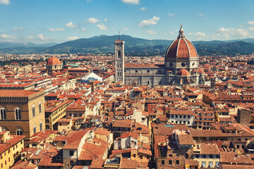 Fototapeta na wymiar Cathedral Santa Maria del Fiore , Florence , Italy