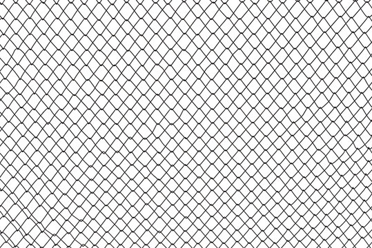 Background of metal mesh or wire on a white background