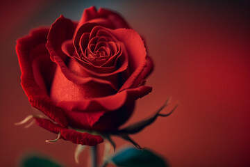 Beautiful red rose close up background wallpaper