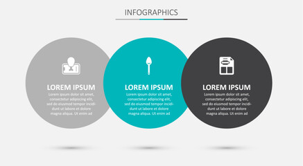 Set Spoon, Food ordering mobile and Restaurant cafe menu. Business infographic template. Vector