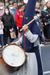 Fototapeta na wymiar Holy Week parade in Spain