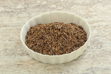 Zira seeds in the bowl