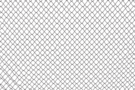 Background of metal mesh or wire on a white background - Powered by Adobe