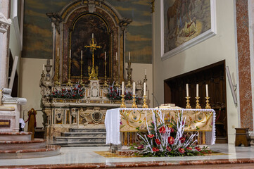 Isernia, Molise. The Cathedral of St. Peter the Apostle
