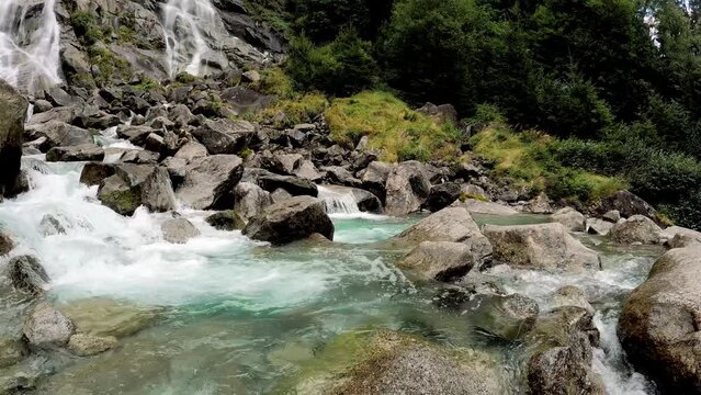 Summer Landscape on Nardis Waterfalls
