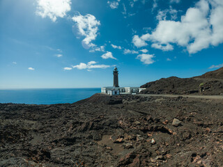 Faro de Orchilla, antiguo meridiano cero, en la isla canaria de El Hierro.