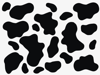 Cow print colour, cow  texture, cow print background, SVG Vector