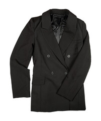 black jacket for women isolated