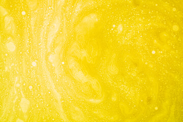 Abstract gradient gold wavy background with blur