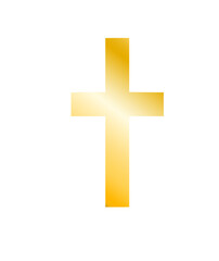 vector golden cross, Easter cross clipart. Floral crosses illustration