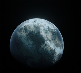 Planet, space, 3d illustration, 3d rendering