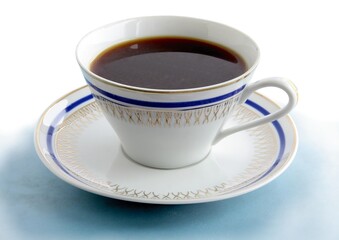 cup of hot coffee as tasty drink close up