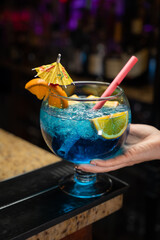 Margarita Ocean Blue Drink