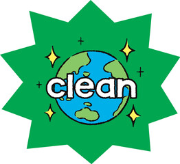 環境_地球_キラキラ_clean_バクダン緑