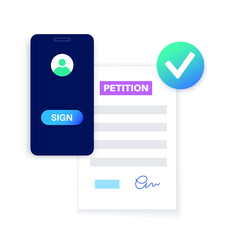 Petition signing process