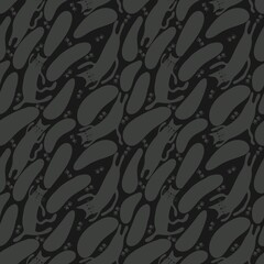 Halloween animals seamless black cats paint markers pattern for wrapping paper and fabrics and linens and kids