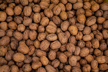 background of nuts