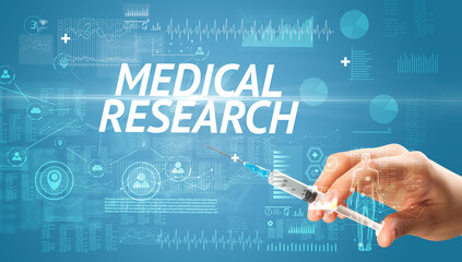 Syringe needle with virus vaccine