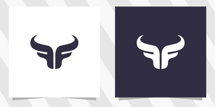 letter ff logo design vector