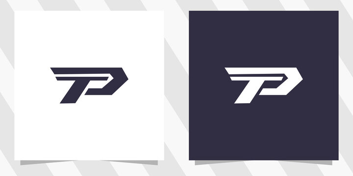 letter tp pt logo design