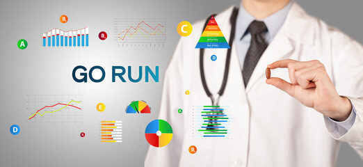 Nutritionist giving you a pill