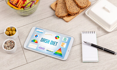 Organic food and tablet pc