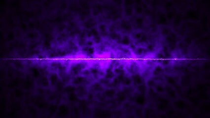 Neon light visual effects video intro animation on black background. Blue, orange, purple, green colours